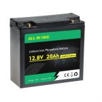 रिचार्जेबल डीप सायकल Lifepo4 12V 20AH लिथियम आयन बॅटरी पॅक OEM