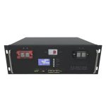 5U कॅबिनेटसह 6000 सायकल 48V 100Ah 5Kwh RS48 LiFePo4 सोलर बॅटरी