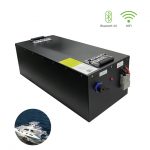 ब्लूटूथसह मरीन बोट आणि याट बॅटरी पॅकसाठी लवचिक सानुकूल LiFePO4 16S1P 48V 100Ah रीचार्ज करण्यायोग्य बॅटरी