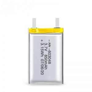 लिओपीओ रिचार्जेबल बॅटरी 603048 3.7V 850 एमएएच / 3.7 व्ही 1700 एमएएच / 7.4 व् 850 एमएएच